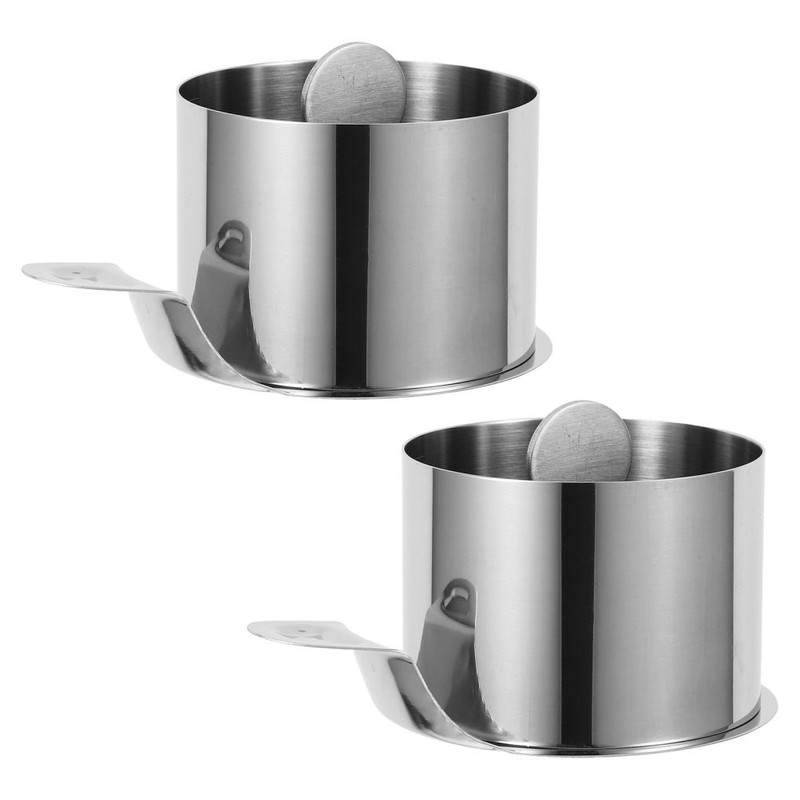 2 Set Seamless Mousse Circle Ring for Baking Metal Molds Dessert gallery