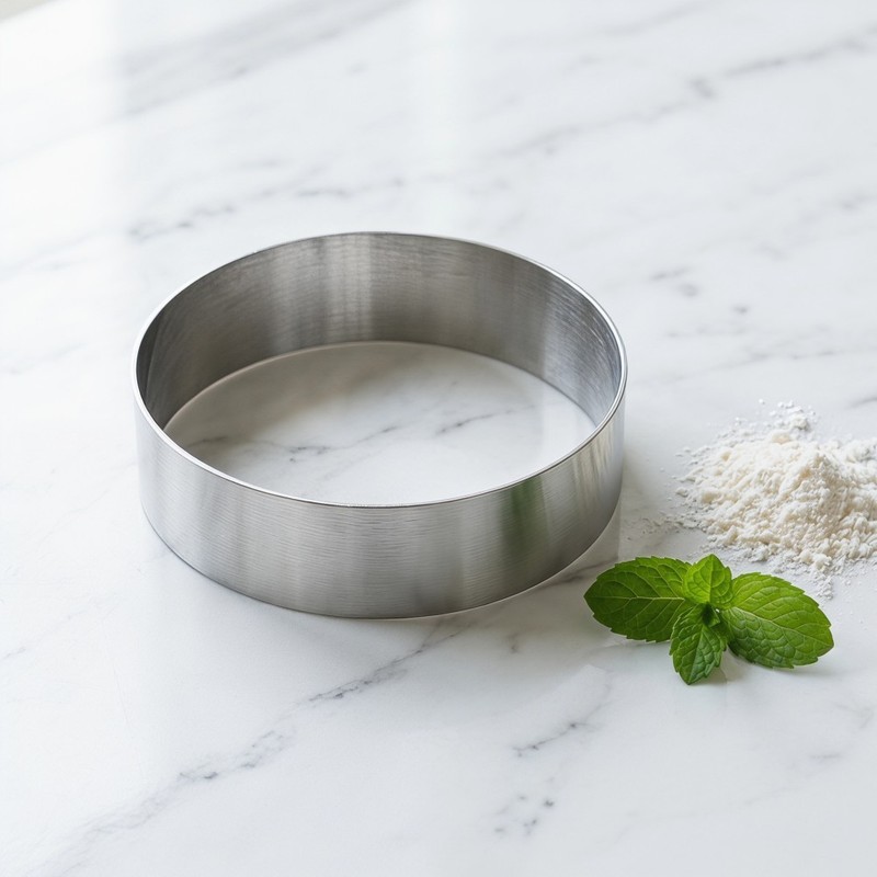 4Pcs Food Grade Stainless Steel Mini Cake Mold Set for Baking and Plating gallery