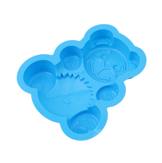 Single Bear Shaped Silicone Cake Mold Handmake DIY Bread Mould Silicone Moulds gallery
