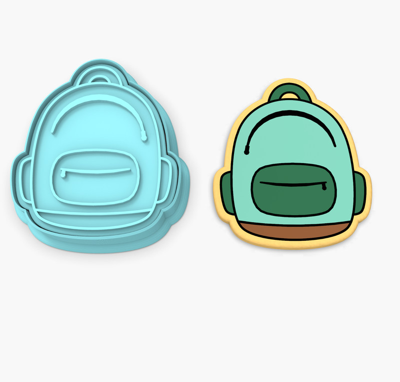 Bookbag Cutter & Stamp | Back to School Teacher Bag Book Bag Backpack School #2
