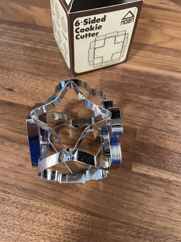 Vintage 3D Metal Cookie Cutter With 6 Shapes Card Suits Spade Club Diamond Heart gallery