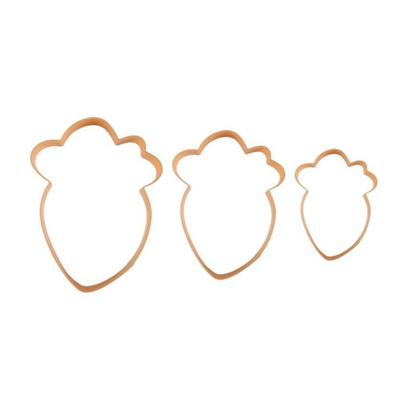 Cook With Color 3pc Carrot Cookie Cutter Set gallery
