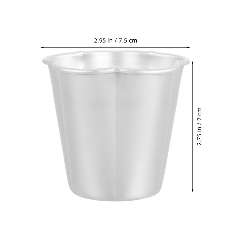 6 Pcs Muffin Pan Nonstick Pie Dish for Baking Pudding Cup Mold Cake gallery