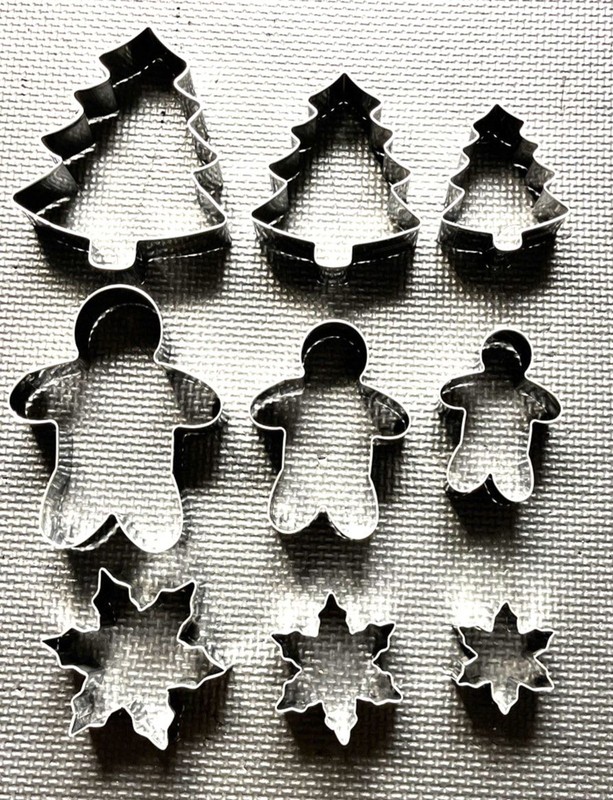 Mumsung Home Christmas Cookie Cutter Set 11 Piece Tree Snowflake Gingerbread gallery