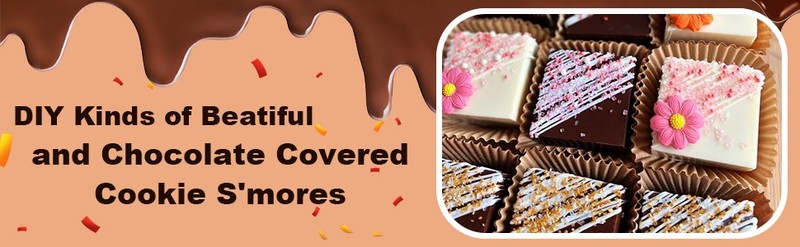 3Pcs Chocolate Covered Cookie S'mores Molds, 6-Cavity Square Molds Silicone for gallery