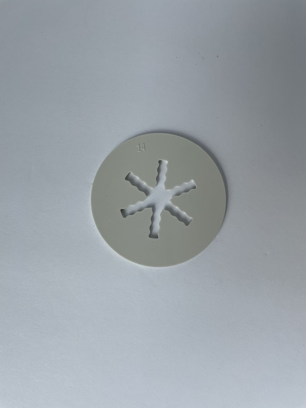 The Pampered Chef Cookie Press Cookie Disc # 14 Replacement Disk gallery