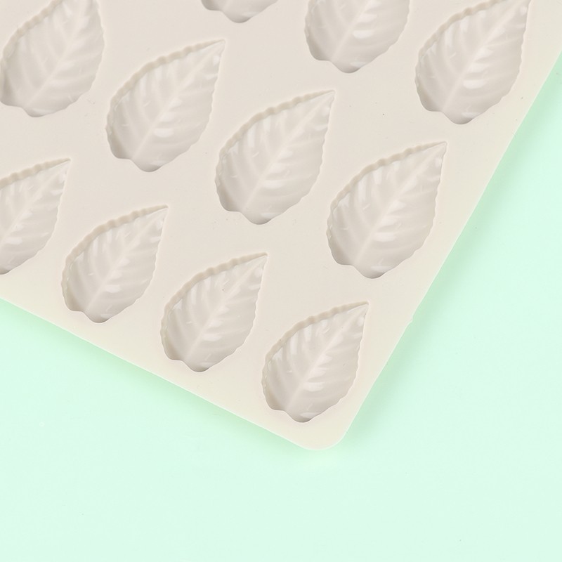 1Pc 28Cavity Mini Leaf Shape Silicone Mold DIY Cake Decorating Gummy Candy Mold gallery