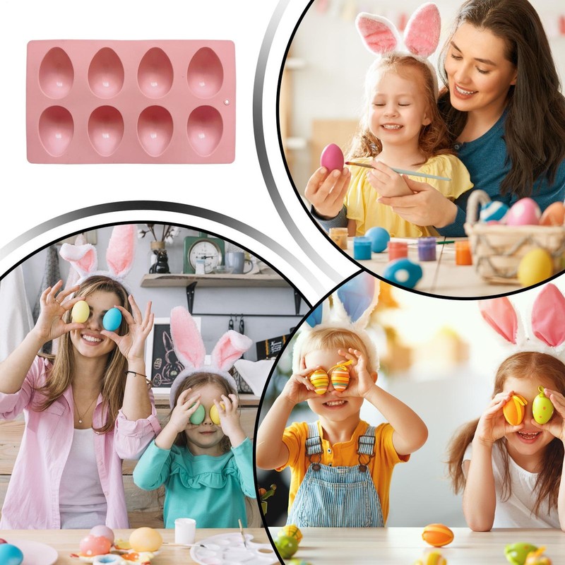 Easter Molds 8-Cavity Food Grade Easy Release Bakeware Easter Baking Pan gallery