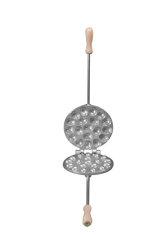 Iron Pizza Plate Neole Aluminum Waffles for Making Nute Nuts