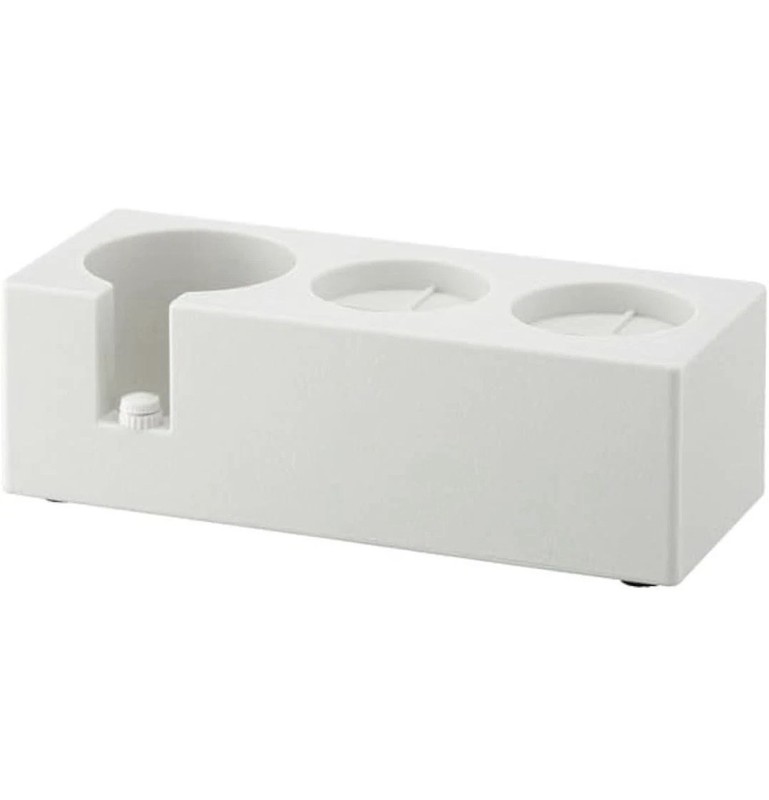 Coffee Filter Tamper Holder Espresso Mat Stand Station White