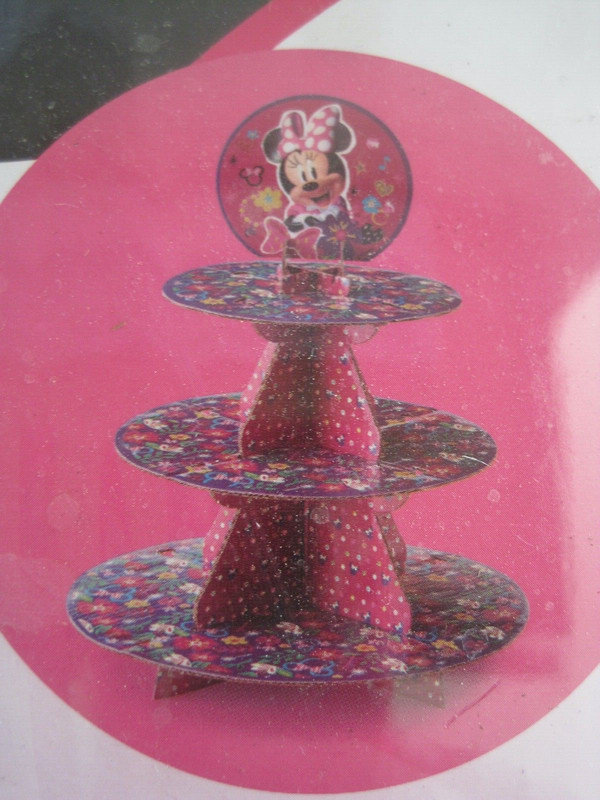 Disney Junior Minnie Mouse Cardboard Cupcake Stand NIP gallery