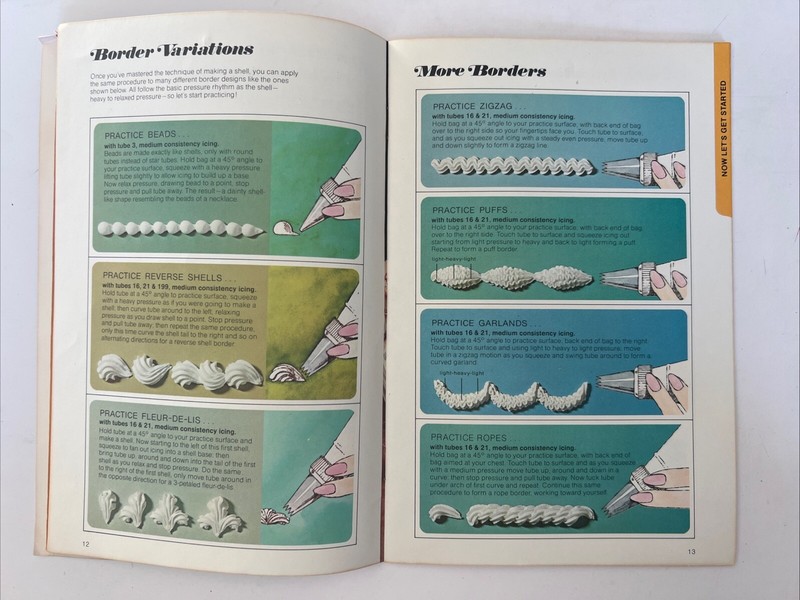 Basic Cake Decorating The Wilton Way Booklet 1975 Vintage Cake Instruction MCM gallery