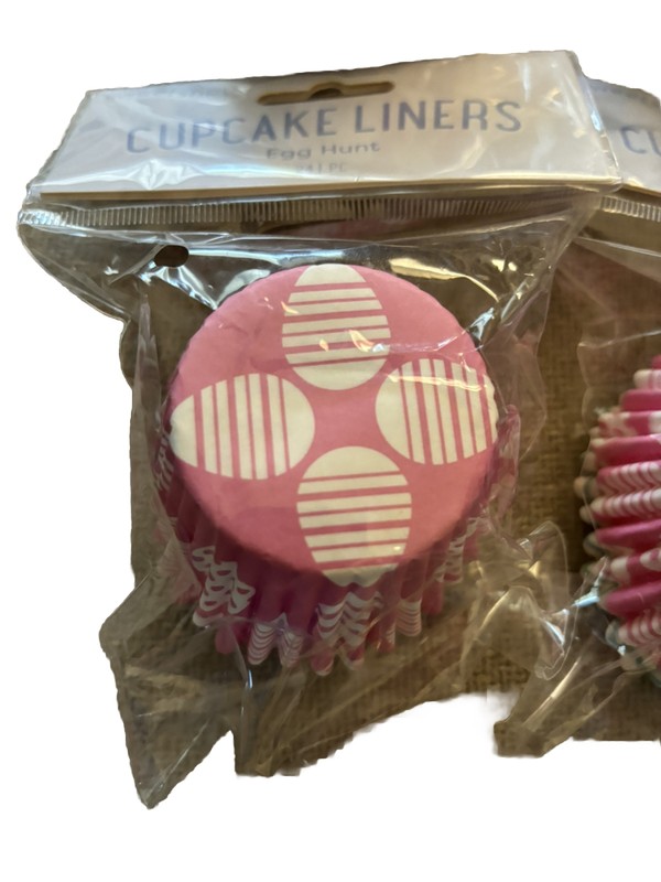 9 packs of 24 & 64 Toppers Easter Cupcake liners Kit Sweet shop & Peeps Lot gallery