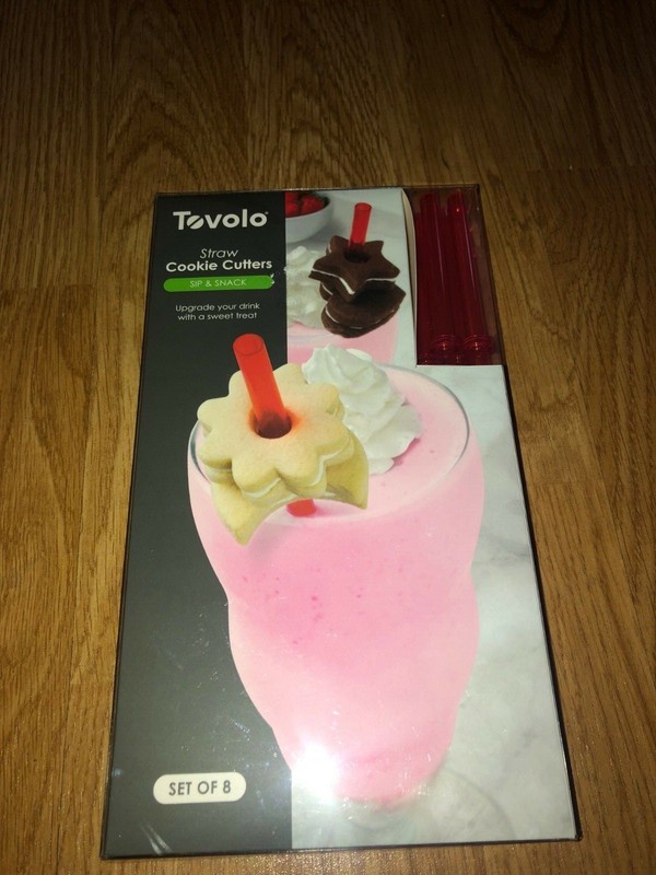 Tovolo Mini Cookie Cutters & Straws 8 pc. Set Moon,Heart,Flower,Star NIB gallery