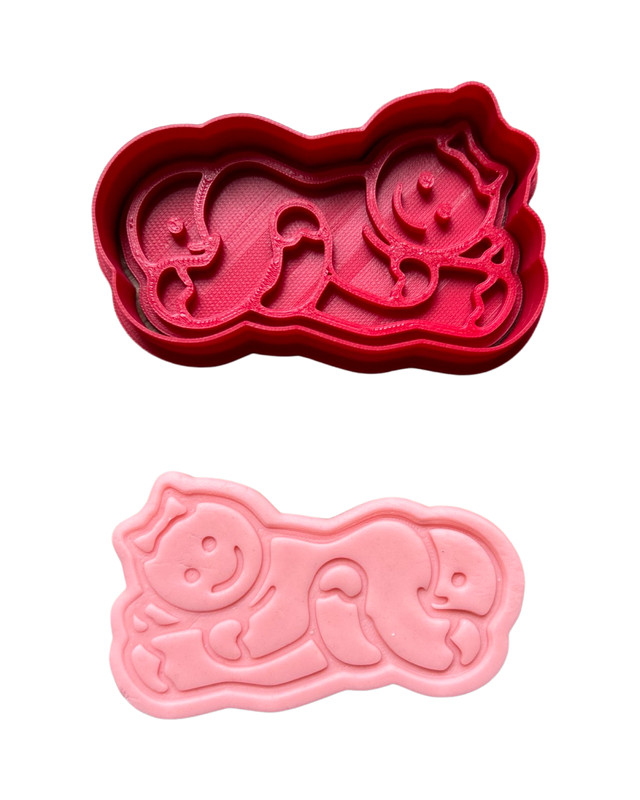 Naughty Ginger Bread Cookie Cutter Stamp gallery