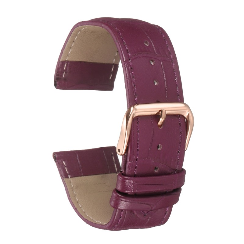 24mm Purple Rose Gold Watch Strap