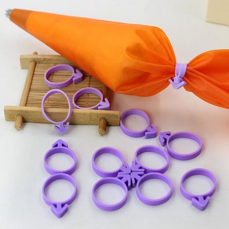 12 PCS Baking Supplies for Home Bakers Piping Bag Clips Icing Sealing gallery