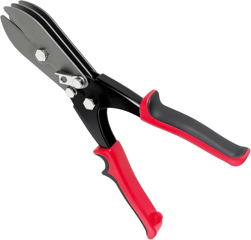5-Blade Hand Crimper Sheet Metal Tool, HVAC Duct Crimping Tool for 24-28