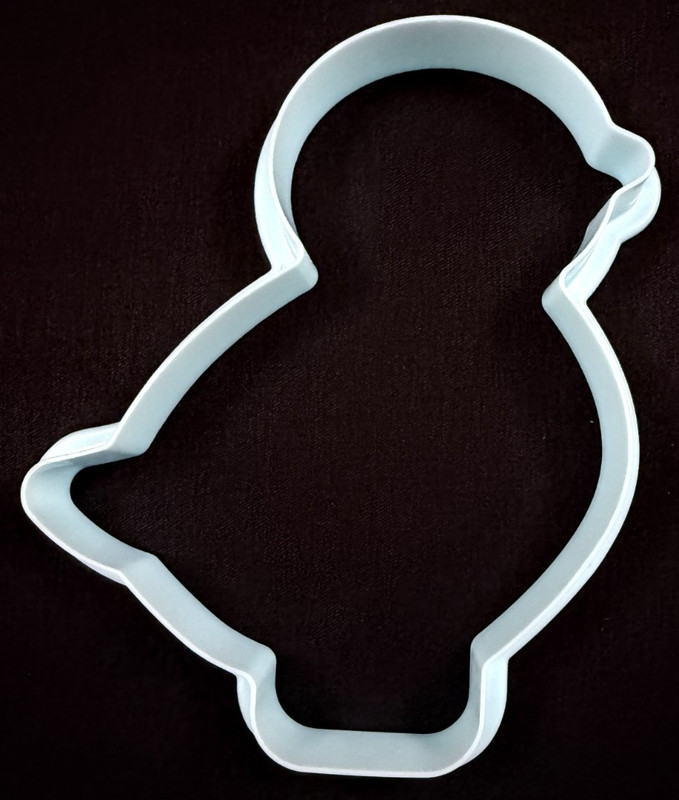 Cookie Cutter - Chick - Lt Blue - Plastic - Approx. 4.5" x 3.5" x 0.5" gallery