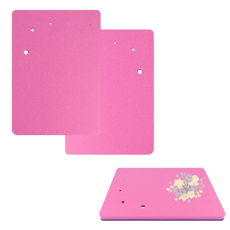 Fondant Foam Pad 2 PCS Rectangular Cake Sponge Pad Dessert Mat 5 Holes