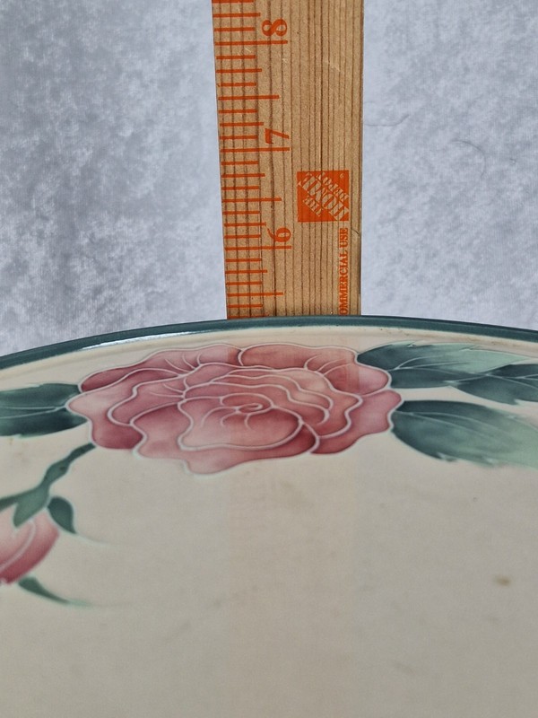 The Tea Rose Collection Cake Plate Stand 2006 Roses 9.75" gallery
