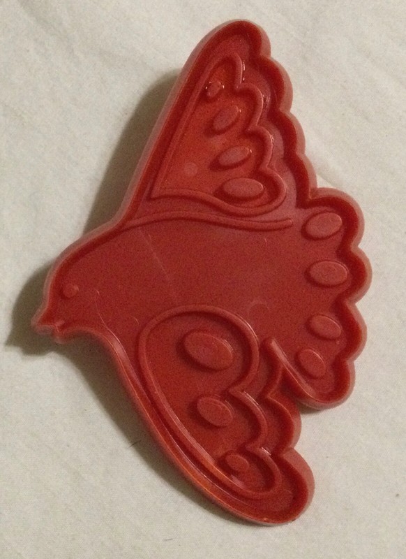 Vintage 12 Days of Christmas Cookie Cutter – Four Calling Birds – 1978 Chilton