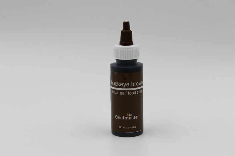 Buckeye Brown 2.3 oz Liqua-Gel Food Color by Chefmaster