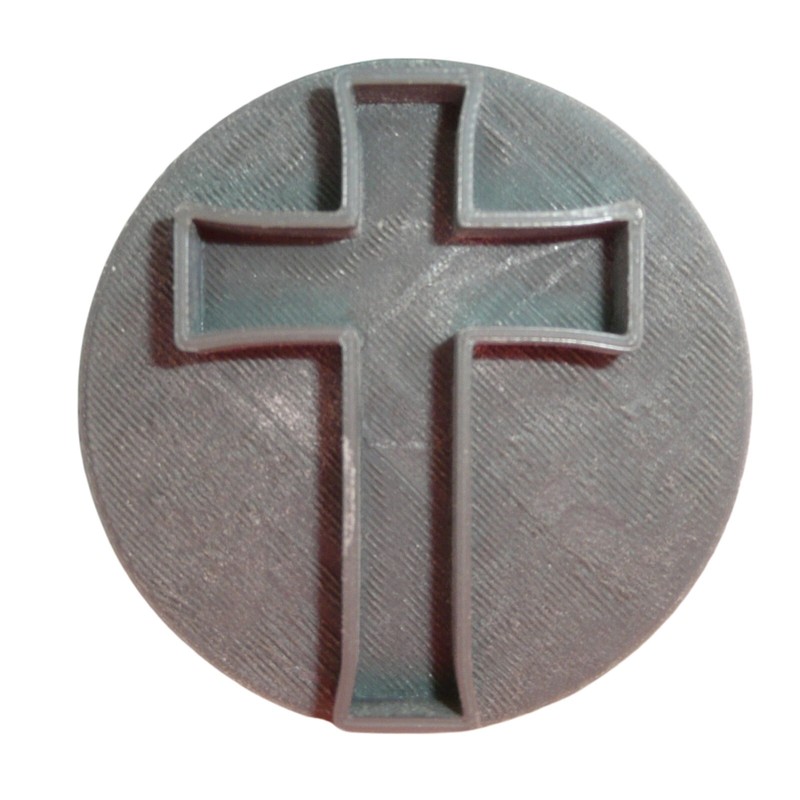 HOLY CROSS RELIGIOUS COOKIE STAMP EMBOSSER MADE IN USA PR5567