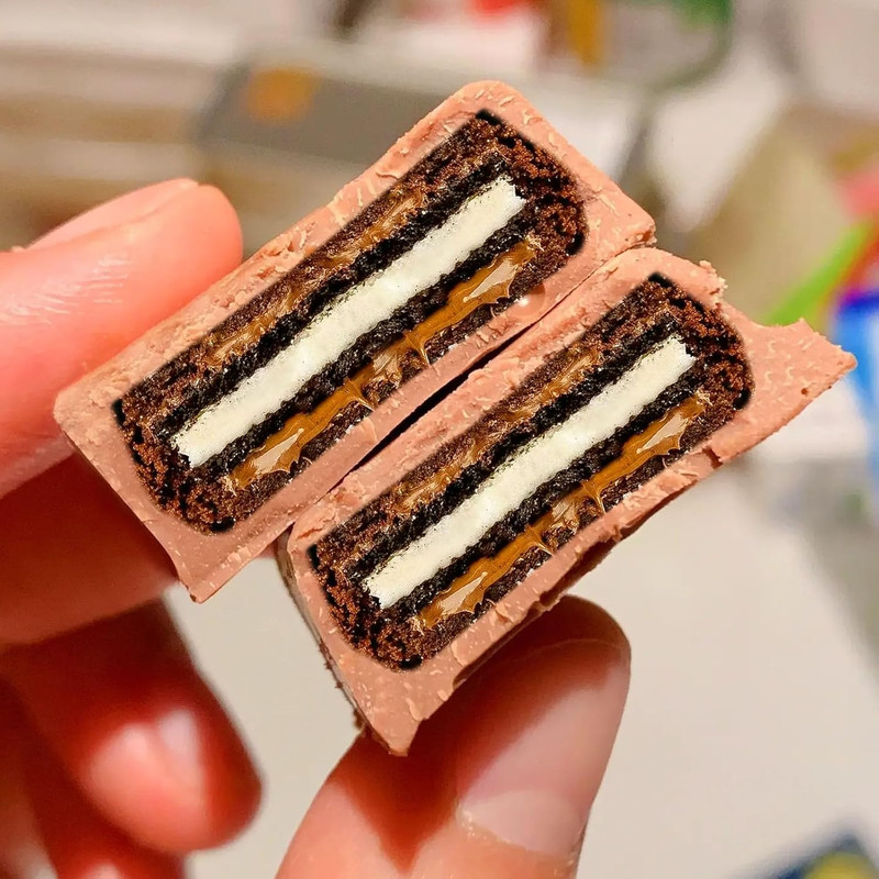 4 Cavity Chocolate Covered Cookie S'Mores Molds, 3Pcs Silicone Square Molds Reus gallery