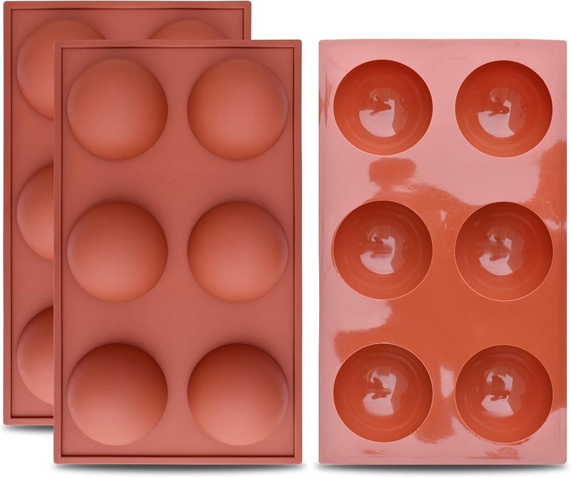 BPA-Free 6-Cavity Silicone Mould for Cake, Jelly & Dome Mousse Creations gallery