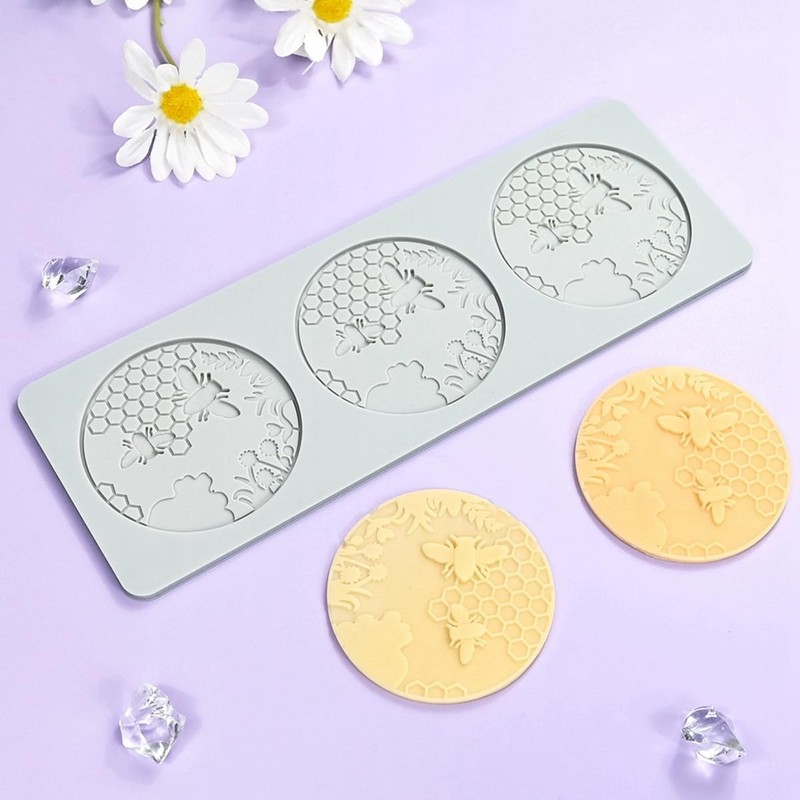 TUKE 3D Honeycomb Lace Fondant Mold Beehive Wedding as photos, photos gallery