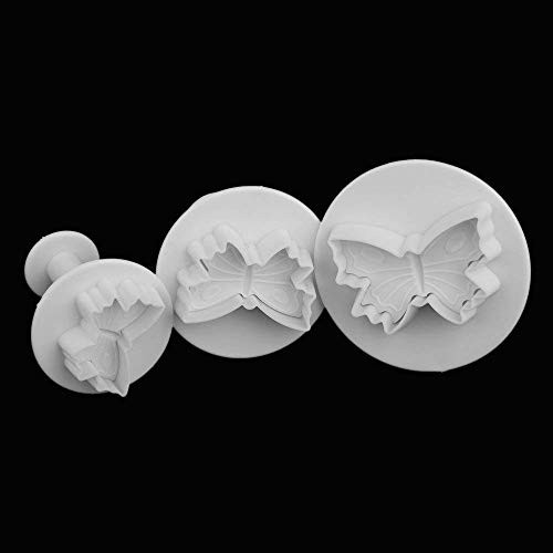 33 Piece Fondant Cake Cookie Plunger Cutter Sugarcraft Flower Leaf Butterfly gallery