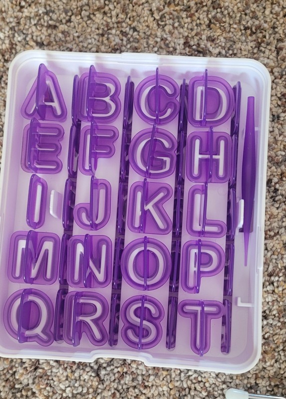 Wilton Fondant Letter Cutters, Cake Leveler gallery