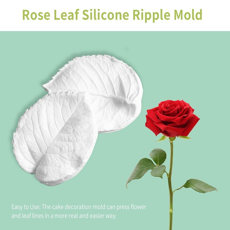 Rose Flower Leaf Petal Veiner Mold, Gum Paste, Sugar Craft, Double Veiners, Tool gallery