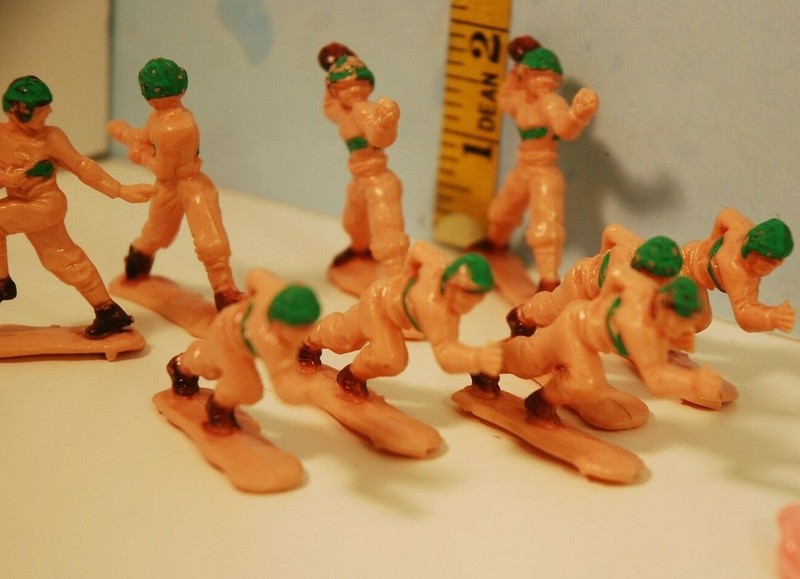 (9) Vintage Football Player Cake Toppers QB, Receiver, Running Backs gallery