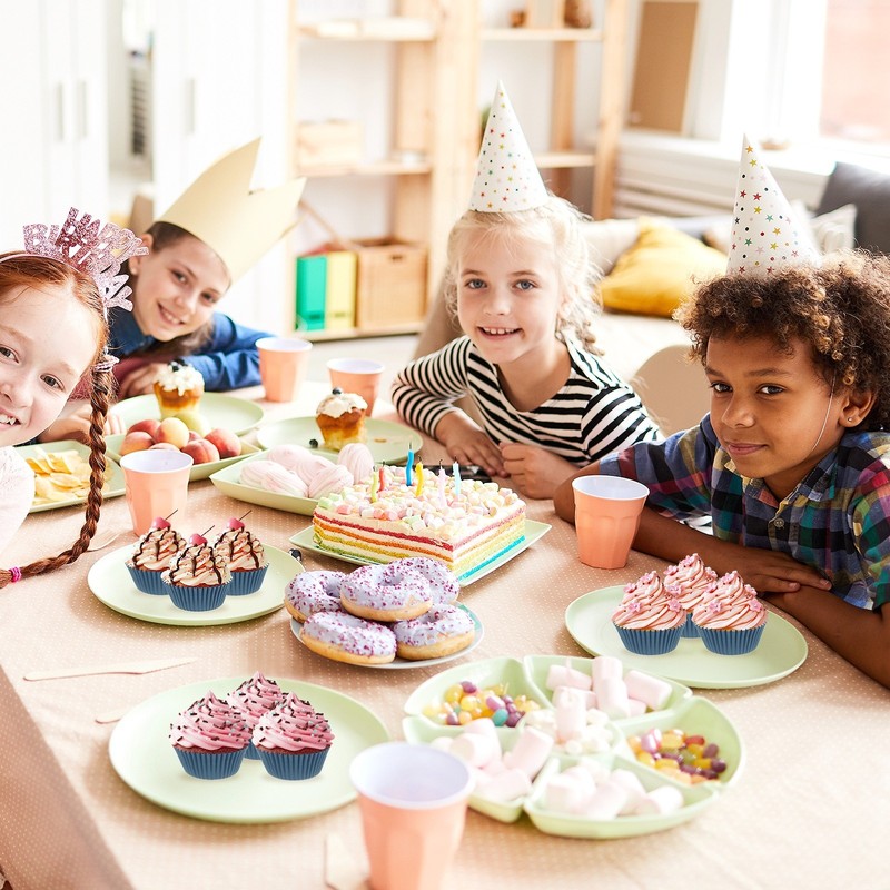 Cake Packs, Cupcake Wraps 100pcs [Blue] gallery