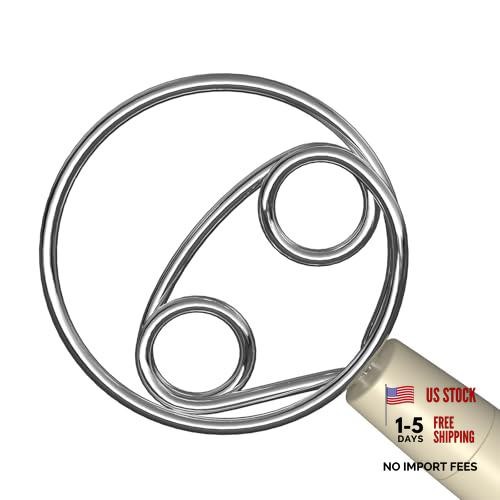 Danish Dough Whisk Stainless Steel Dough Hook Dutch Whisk for Sourdough Bread