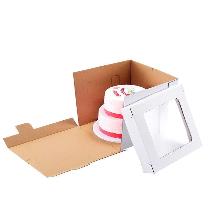 Tall Cake Boxes for Tier Cakes 16x16x14 Inch [3Pack ] Wedding Cake Boxes,Stur... gallery