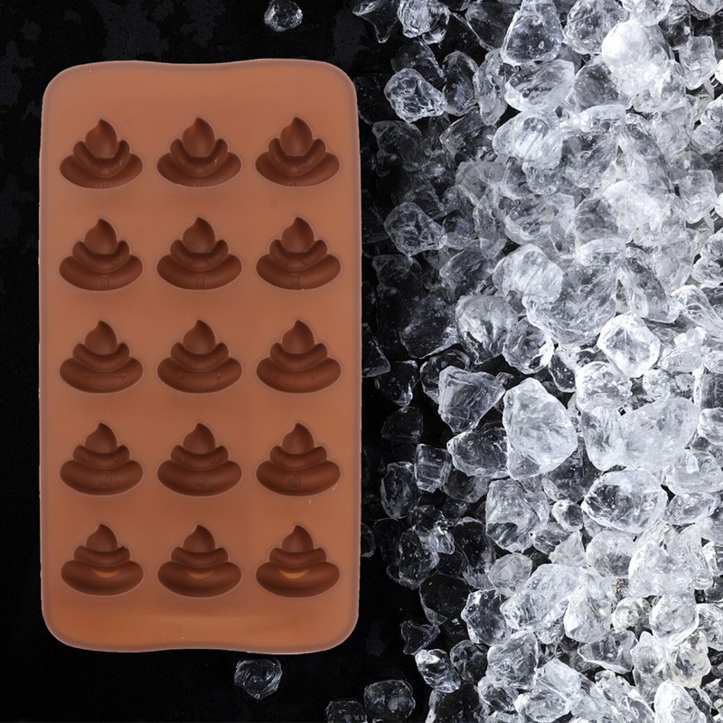 3 Pcs Silicone Mould Cute Mold for Candy Making Poop Molds Baking gallery