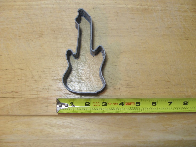 Guitar Cookie Cutter 5″ Party Cutter