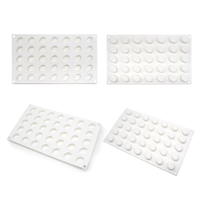 35 Grids Gummy Oval Mold Silicone Candy DIY Chocolate Fondant Baking Tool gallery