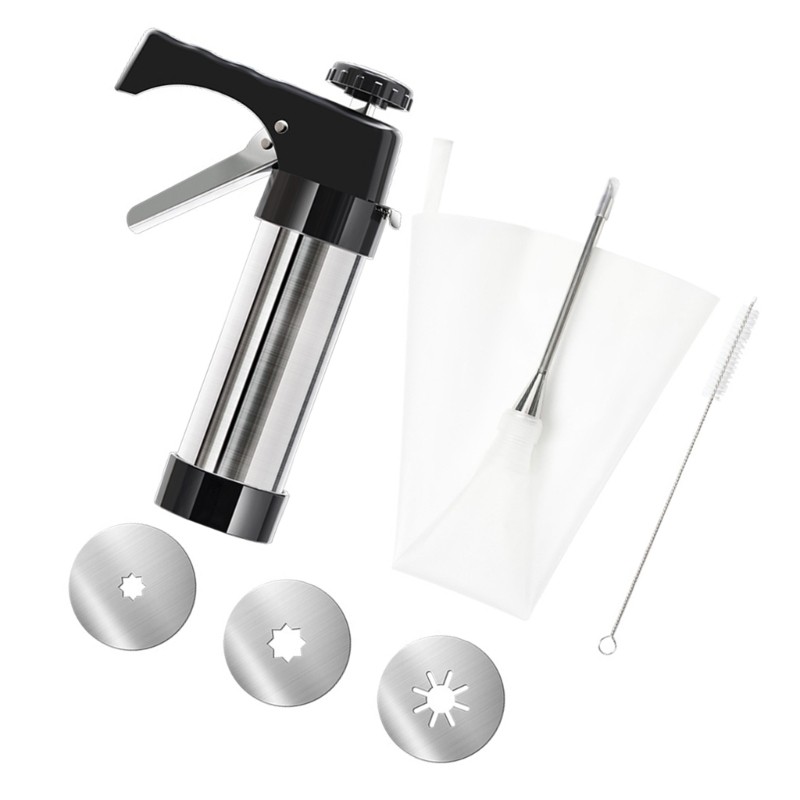 Churro Maker Manual Cookie Press Machine Cake Decorating Squeezing Accessories gallery