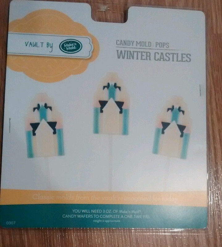 New Make N Mold Winter Castle Chocolate Candy Lollipops Mold 0307 Frozen Elsa
