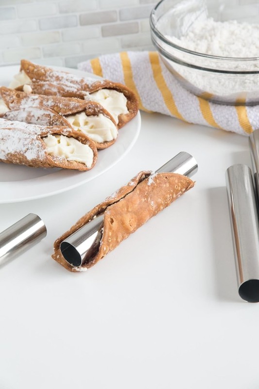 Stainless Steel Cannoli Molds Set of 16, 0.75x0.75x5.5 Inch, Durable gallery