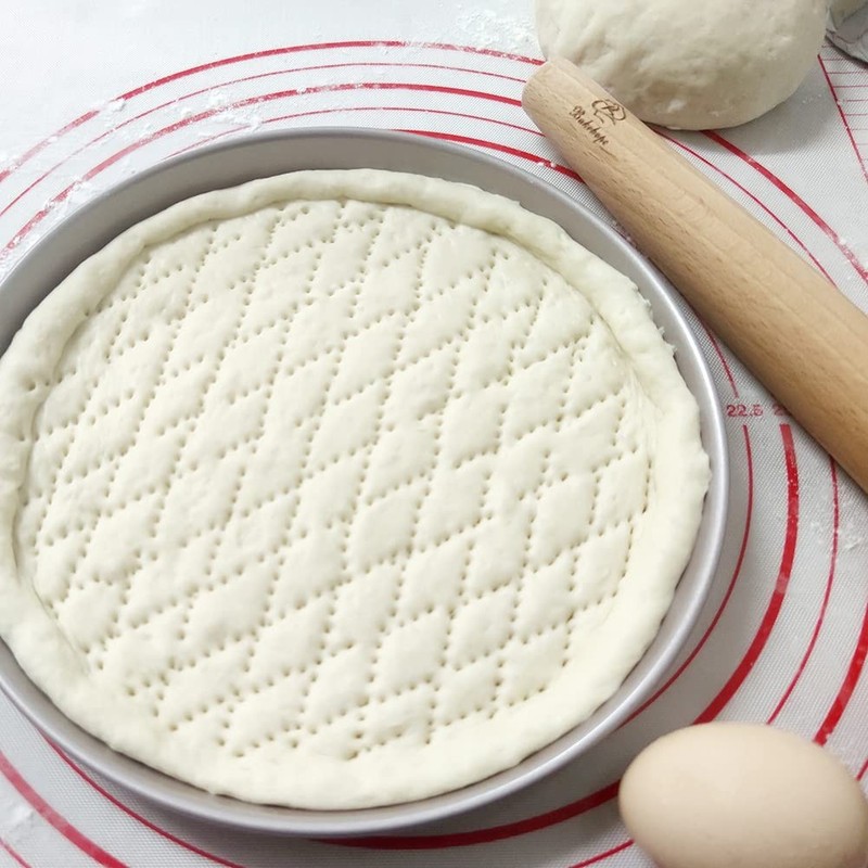 Bakehope French Rolling Pin for Baking Pasta Pizza Pin, Brown gallery