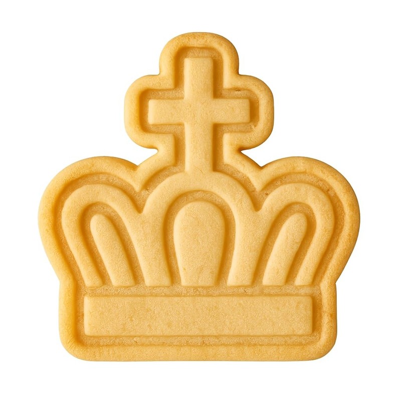 Imperial Crown Cookie Cutter - 4x3.6" Fun Party Baking Kitchen gallery