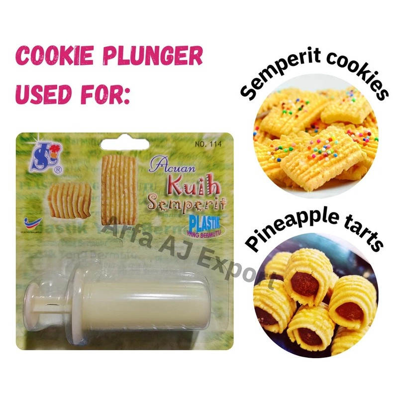 1 x Mold Cookies Pineapple Jam Tart Semperit Plunger Press Cutter Tool Set Kit gallery