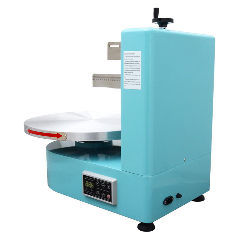 Electric Cake Cream Spreading Machine Coating Smearing Tool Control Panel Green gallery