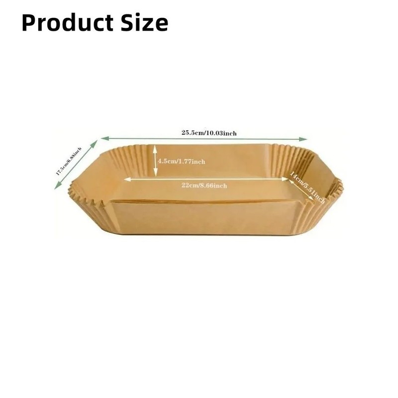 Disposable Air Fryer Paper Liners Non Stick Parchment Accessories gallery