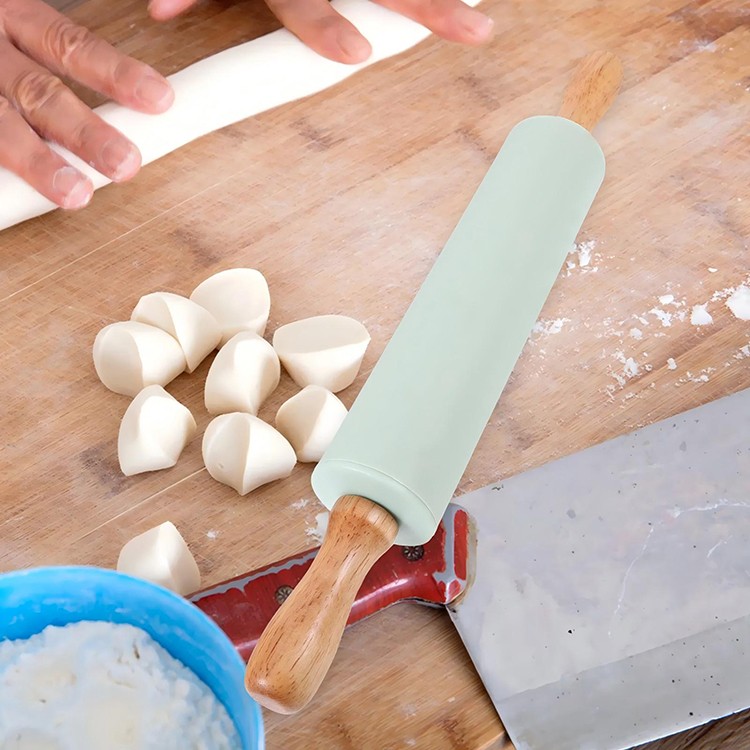 1 Set Thick Silicone Baking Mat Stick Pastry Dough Baking Rolling Mat Non Slip gallery